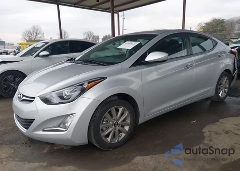 2015 Hyundai Elantra Se z USA, uszkodzony, nr VIN 5NPDH4AE2FH621862